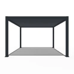 Merkloos Orion Premium 400x400cm Elektrische LED Overkapping - Antraciet -Merkloos 96ed4e9bb9cbcf7b