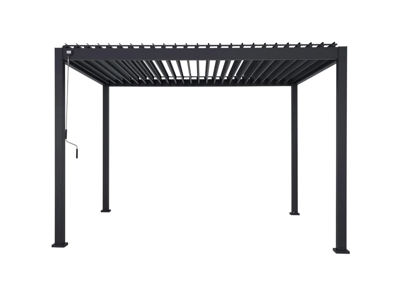 Merkloos Mirador Deluxe 300 X 360 Cm Overkapping - Antraciet 3 Merkloos Mirador Deluxe 300 X 360 Cm Overkapping - Antraciet - Afbeelding 3