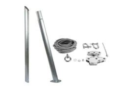 Merkloos Maanta Ulisse 75° Basisplaat Schaduwdoek Paal -Merkloos 9e37b4209355a851