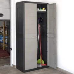 Merkloos Toomax Elegance XL Hoog Opbergkast - Lichtgrijs/antraciet 6 Merkloos Toomax Elegance XL Hoog Opbergkast - Lichtgrijs/antraciet -Merkloos a930127c51ed90cc