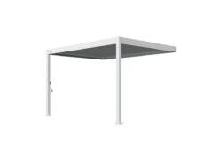 Merkloos Orion Deluxe 300 X 400 Cm Muur Terrasoverkapping - White