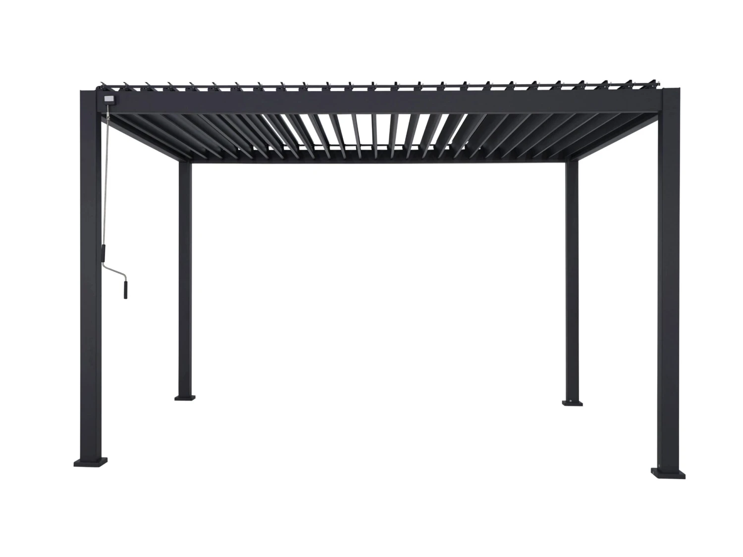 Merkloos Mirador Deluxe 300 X 400 Cm Overkapping - Antraciet 2 Merkloos Mirador Deluxe 300 X 400 Cm Overkapping - Antraciet - Afbeelding 2