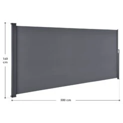 Merkloos Dubai 500 X 160 Grijs Windscherm -Merkloos b61b184b69755023