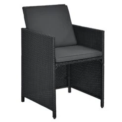 Merkloos Baracoa XXL Polyrotan Zwarte Diningset 8 Merkloos Baracoa XXL Polyrotan Zwarte Diningset -Merkloos bbe735ecf98af04f