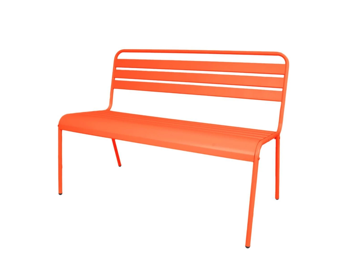 Merkloos MaximaVida Max 120 Cm Metalen Tuinbank - Orange 1 Merkloos MaximaVida Max 120 Cm Metalen Tuinbank - Orange