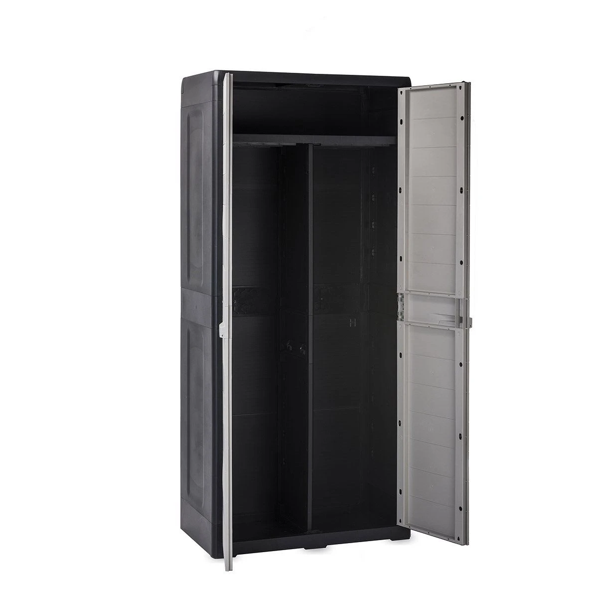 Merkloos Toomax Elegance XL Hoog Opbergkast - Lichtgrijs/antraciet 2 Merkloos Toomax Elegance XL Hoog Opbergkast - Lichtgrijs/antraciet - Afbeelding 2