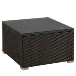 Merkloos Punta Cana L Polyrotan Zwart Witte Loungeset -Merkloos e1bb059b52cb8146