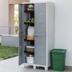 Merkloos Toomax Woody's XL Hoog Opbergkast - Grijs 8 Merkloos Toomax Woody's XL Hoog Opbergkast - Grijs -Merkloos e2750f7e8df2a56c