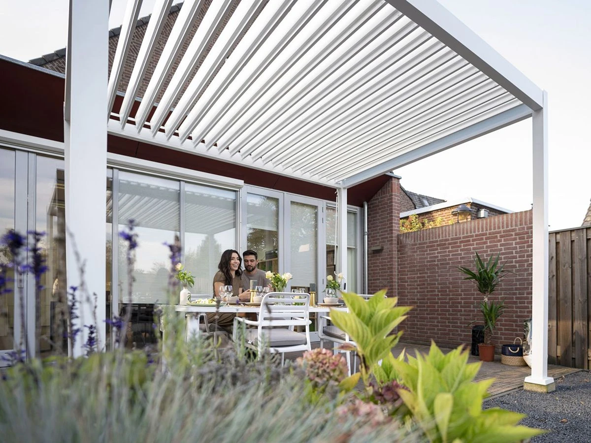 Merkloos Mirador Basic 300x300cm Terrasoverkapping - White 5 Merkloos Mirador Basic 300x300cm Terrasoverkapping - White - Afbeelding 5