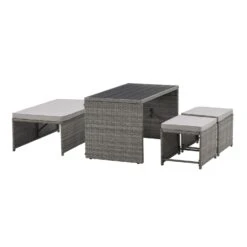 Merkloos Polyrotan Jamaika 2 In 1 Loungeset -Merkloos ea98a5f4d88465b8