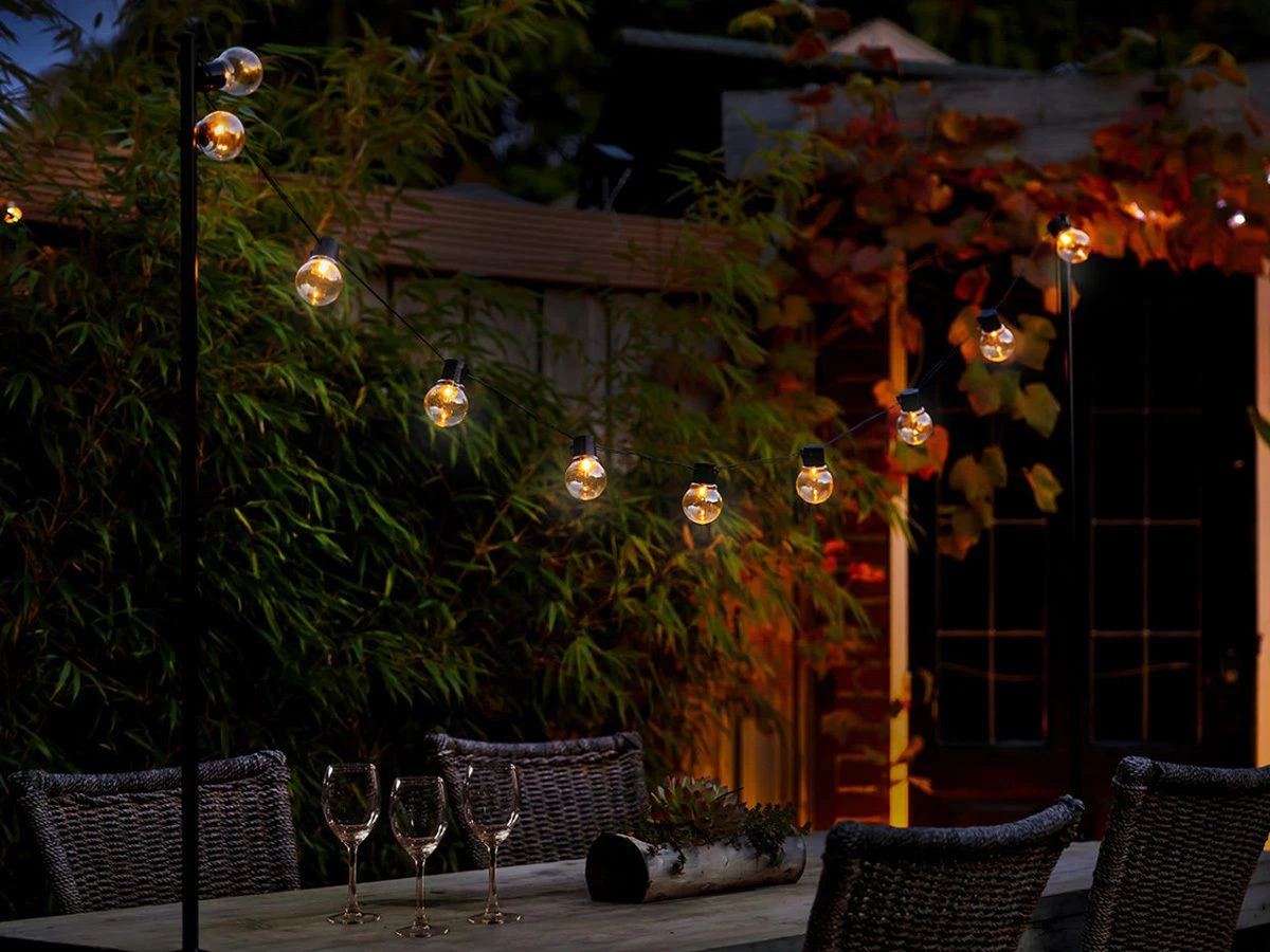 Merkloos Esschert Garden Solar Tafelklem 2 Merkloos Esschert Garden Solar Tafelklem - Afbeelding 2