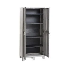 Merkloos Toomax Florida XL Hoog Opbergkast - Grijs -Merkloos f42606e001400de1