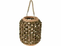 Merkloos H & S Decoration Ø 21 X 25 Cm Lantaarn - Green Natural