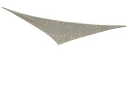 Merkloos Outdoor 3 X 3 X 3 Light Grey LED Verlicht Schaduwdoek