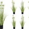 Merkloos Siergras In Pot 90 Cm Kunstplant - 6 Varianten